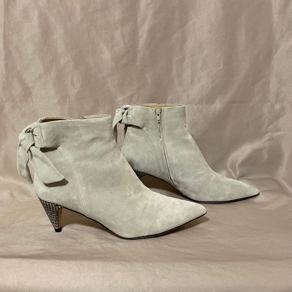 Joie 38.5 Rena Suede Booties Birch - Picture 1 of 16